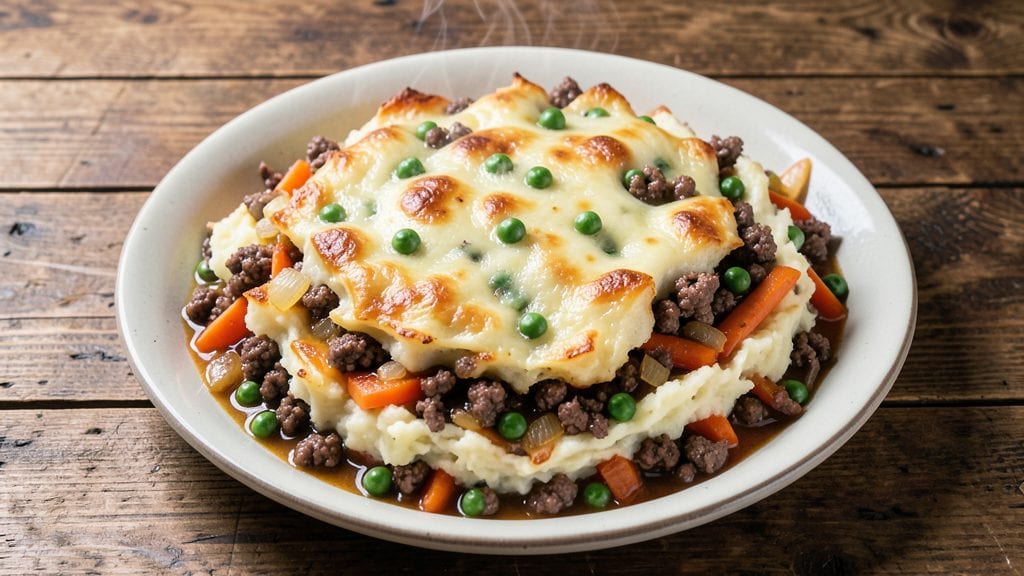 Shepherd's Pie Casserole Recipe: Fluffy Potato Crown Over Savory Beef Filling