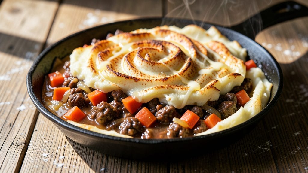 Shepherd's Pie Recipe No Peas: Creamy Mashed Crown Over Hearty Beef and Carrots