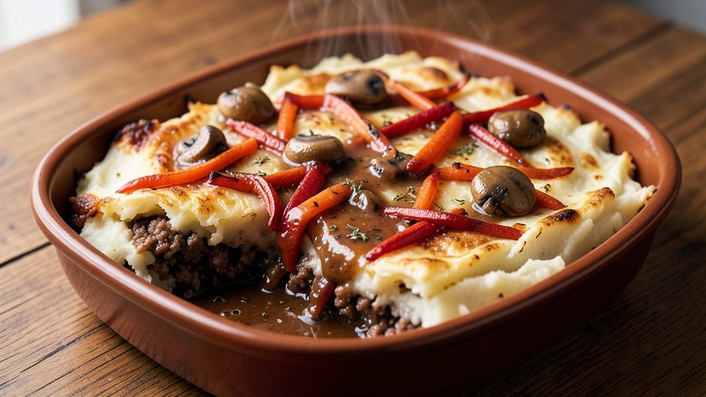 Shepherd's Pie Recipe With Gravy: Fluffy Potato Crown Over Rich Beef Filling