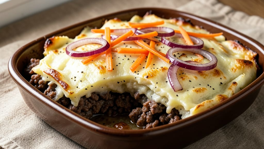 Sheppherds Pie Recipe: Classic Comfort with Crispy Top and Savory Filling