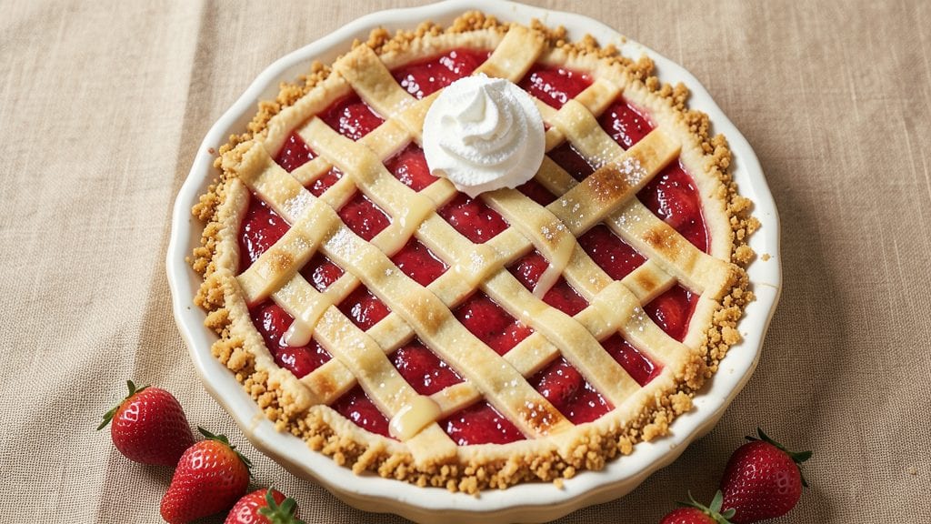Strawberry Pie Recipe With Canned Strawberry Filling: No-Bake Crunch-Top Shortcut