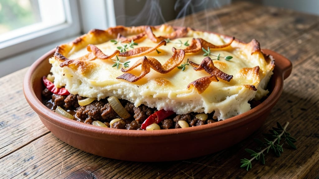 Trinidad Shepherd's Pie Recipe: Spiced Meat and Golden Potato Crown in One Pan