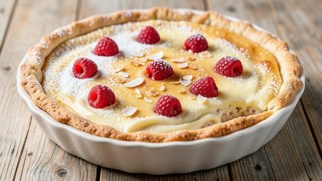 Tuna Pie Recipe: Classic Vanilla Custard with Crispy Oat Crown