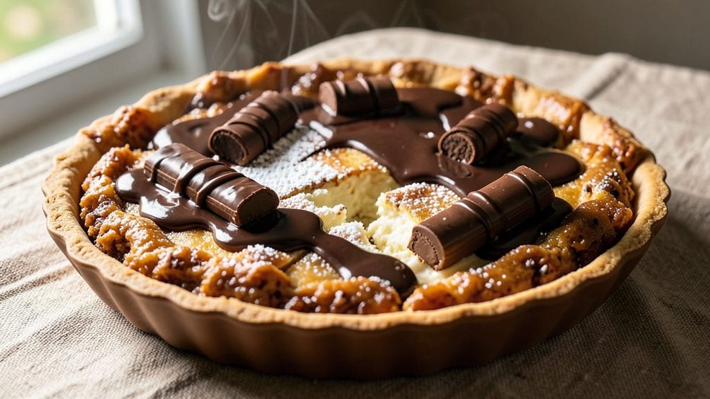 Twix Bars Pie Recipe: Crunchy Oat Crown Over Gooey Caramelized Filling
